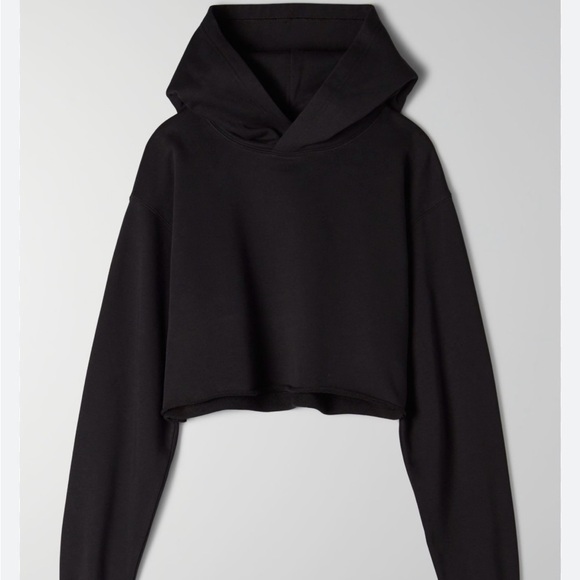Aritzia Tops - Aritzia TNA Black Perfect Cropped Hoodie